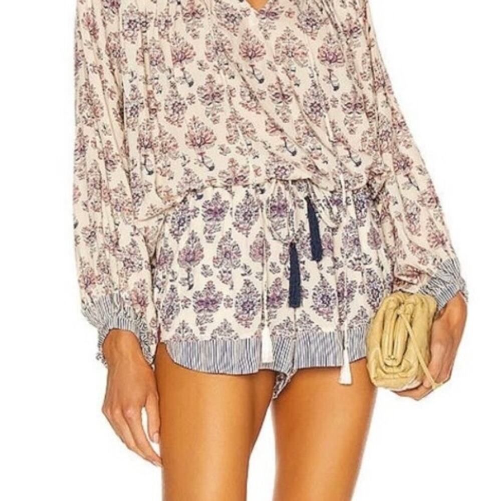 Natalie Martin Tash Short in Cyprus Print Lilac
